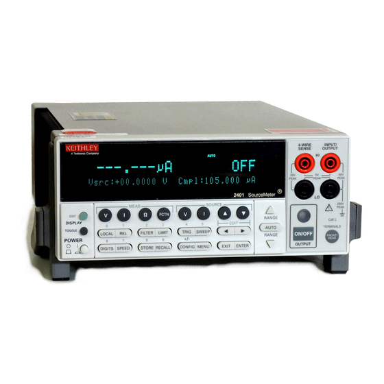 Keithley SourceMeter 2400 User Manual