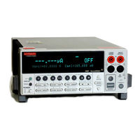 Keithley SourceMeter 2400 Quick Start Manual