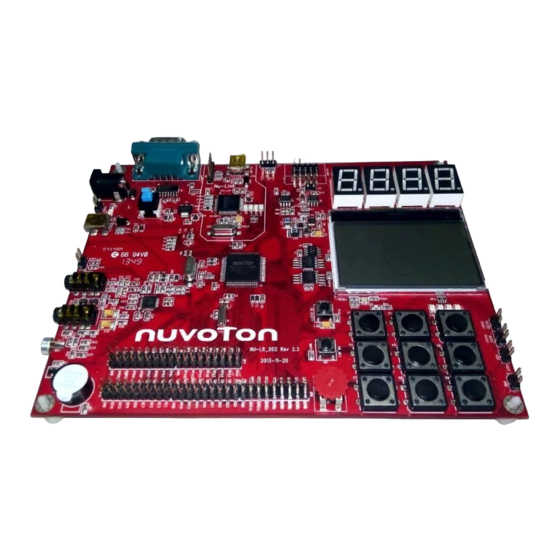 Nuvoton NuMicro NUC100 Series User Manual