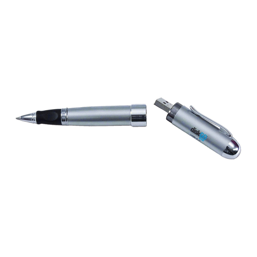 Edge USB 2.0 Flash Drive Plus Ink Pen Installation Manual