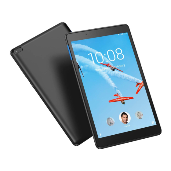 Lenovo TAB 8 Safety, Warranty & Quick Start Manual