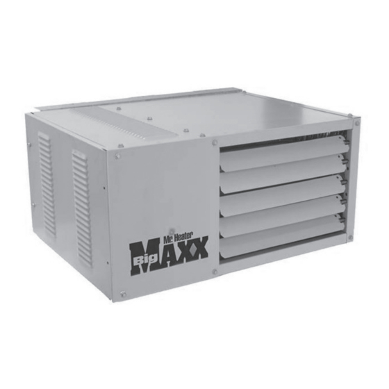 MR. HEATER BIG MAXX MHU125 OPERATING INSTRUCTIONS AND OWNER'S MANUAL ...