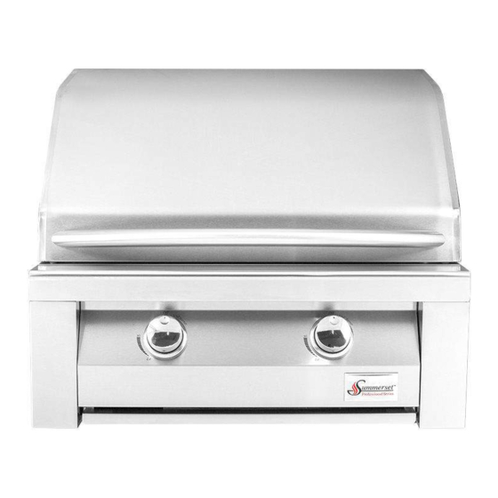 SUMMERSET SBG32 INSTALLATION, OPERATION & MAINTENANCE INSTRUCTIONS