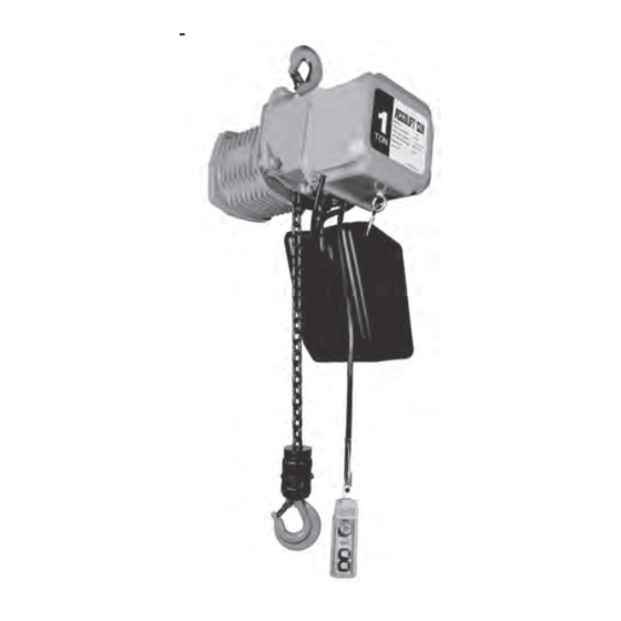 SIEVERT CRANE & HOIST ACCOLIFT CLH VFD230 INSTRUCTION MANUAL Pdf