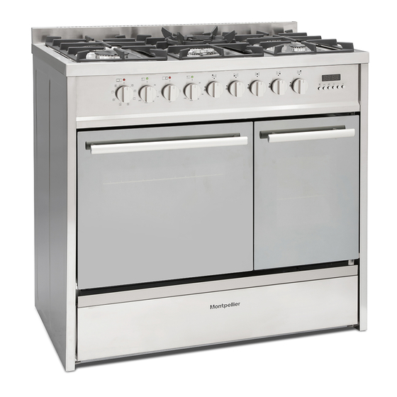 MONTPELLIER MRT91DFMX INSTALLATION AND OPERATING INSTRUCTIONS MANUAL