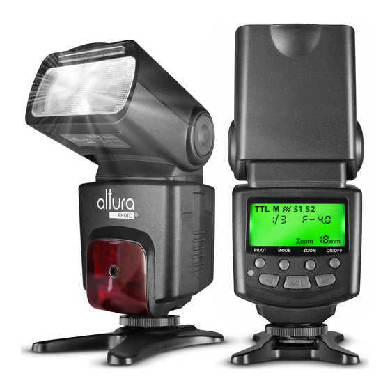 ALTURA PHOTO APC1001 FLASH USER MANUAL Pdf Download ManualsLib