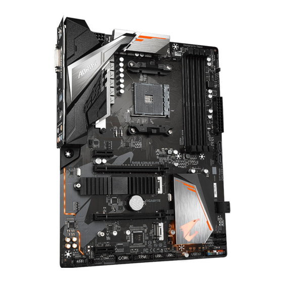 Gigabyte B450 AORUS ELITE V2 User Manual