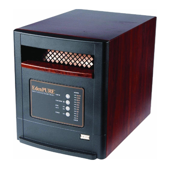 EDENPURE GEN4 OPERATION AND WARRANTY MANUAL Pdf Download ManualsLib