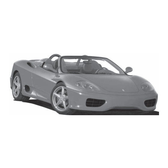 REVELL FERRARI 360 MODENA SPIDER Assembly Instructions Manual