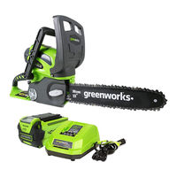 Greenworks CSF301 Manual