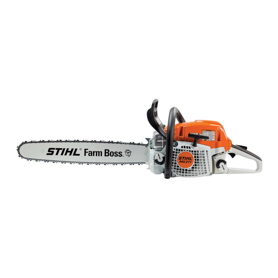 Stihl MS 271 Instruction Manual
