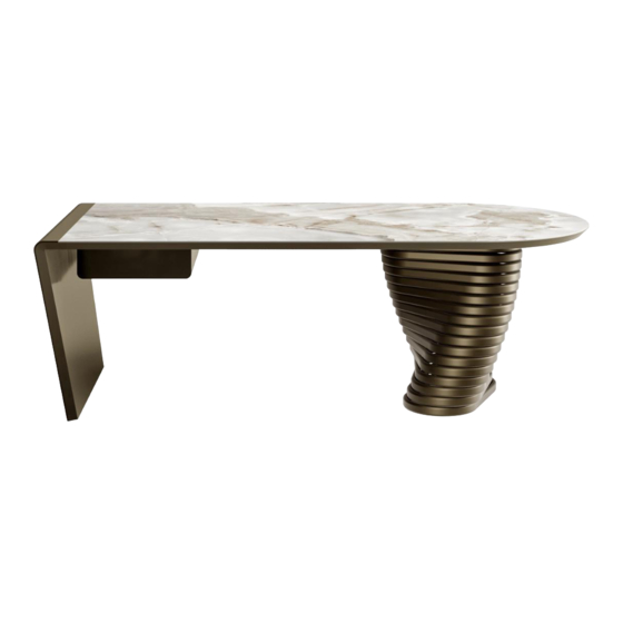 diotti TORQUAY DESK Assembly Instruction