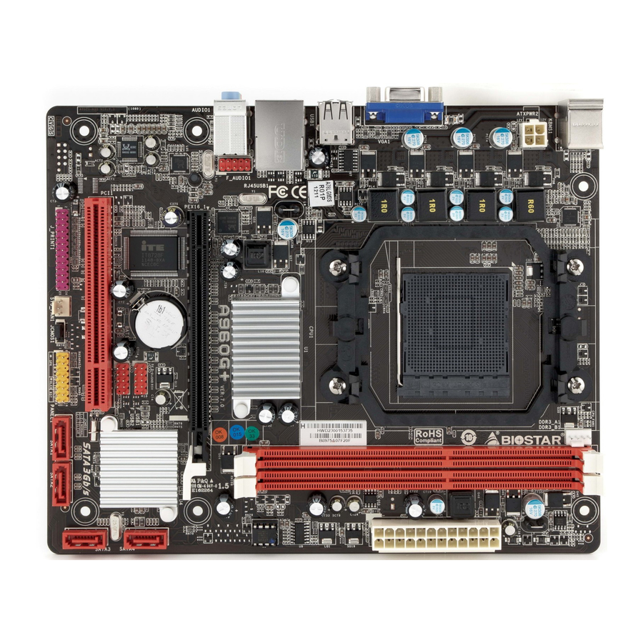 Biostar A960G Manual