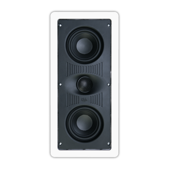 RBH Sound IN-WALL SPEAKERS Installation And Instruction Manual
