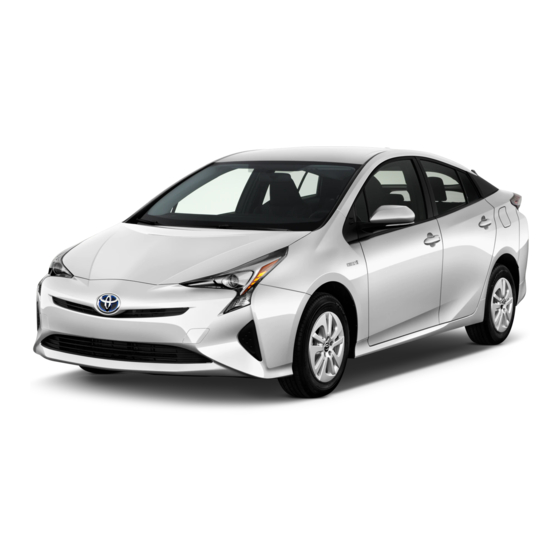 Toyota 2016 Prius Service Manual