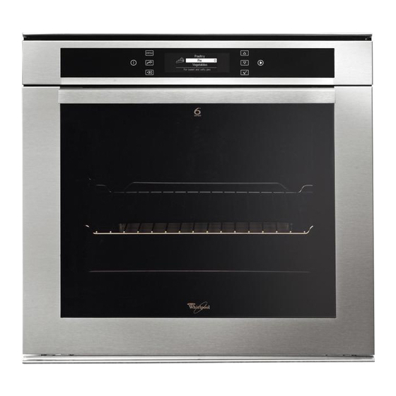 Whirlpool AKZM 652 User And Maintenance Manual