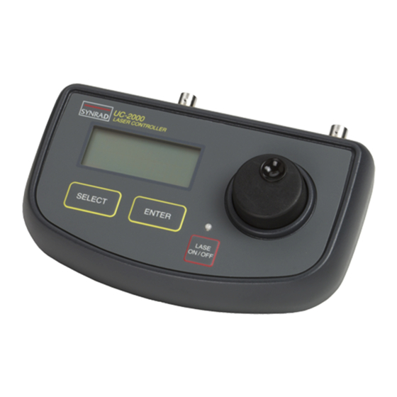 Synrad UC-2000 Operator's Manual