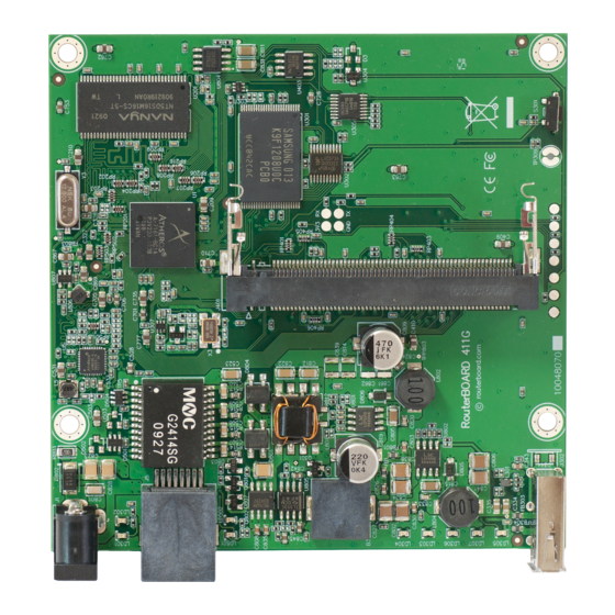MikroTik RouterBOARD Series Quick Setup Manual And Warranty Information