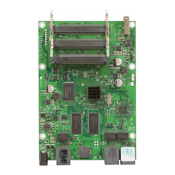 MikroTik RouterBOARD Series Quick Setup Manual And Warranty Information
