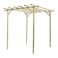 Grange RUSTIC ROSE PERGOLA Quick Start Manual