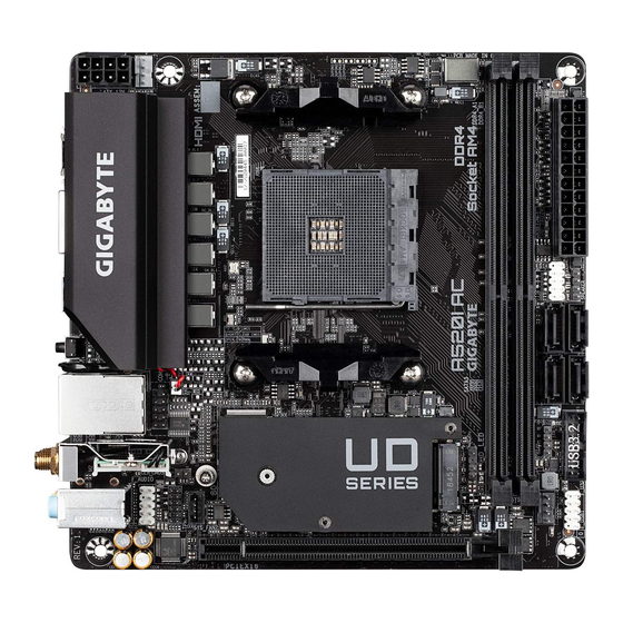 Gigabyte A520I AC User Manual