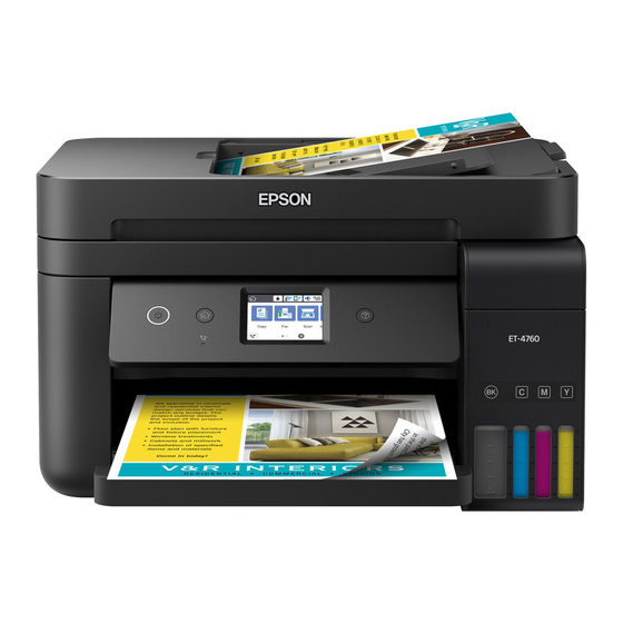 EPSON ET4760 USER MANUAL Pdf Download ManualsLib