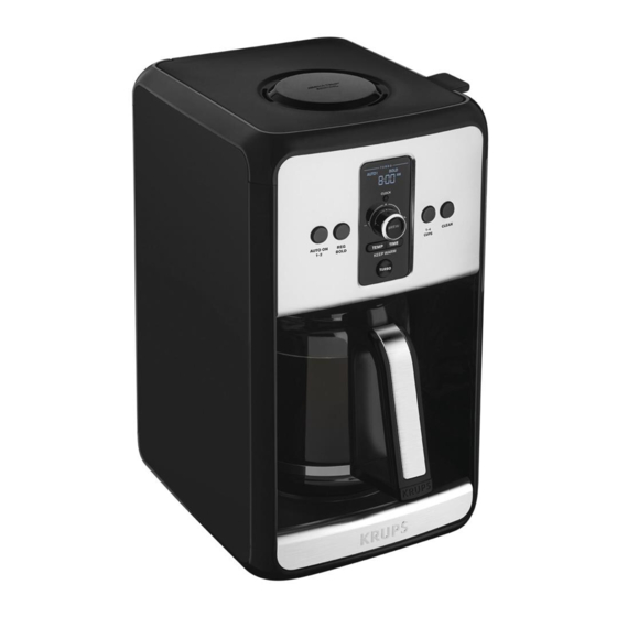 KRUPS EC321 12-CUP THERMOBREW PROGRAMMABLE COFFEE MAKER