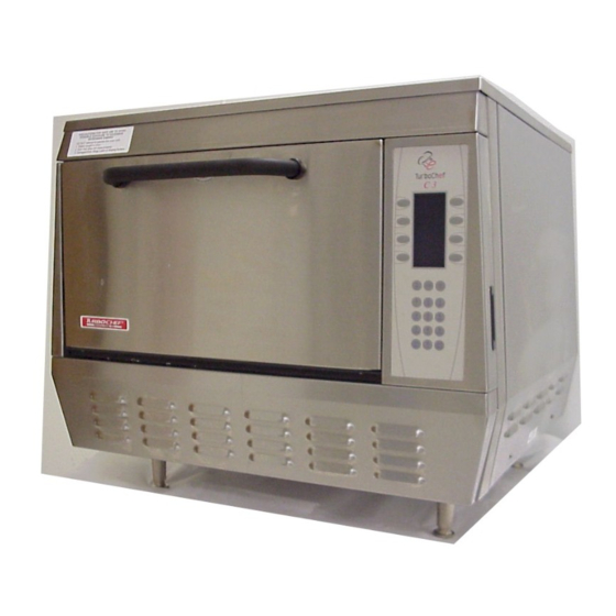 TURBOCHEF C3/C SERVICE AND REPAIR MANUAL Pdf Download ManualsLib