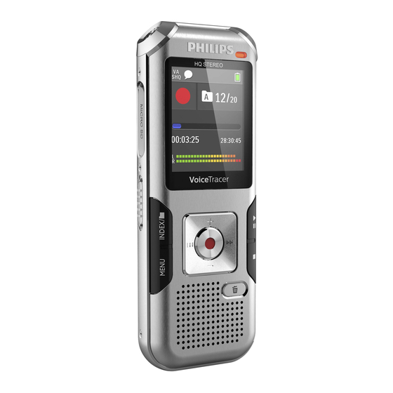 PHILIPS VOICETRACER DVT4010 USER MANUAL Pdf Download ManualsLib