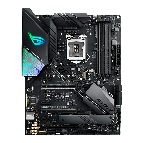 ASUS ROG STRIX Z390H GAMING QUICK START MANUAL Pdf Download ManualsLib