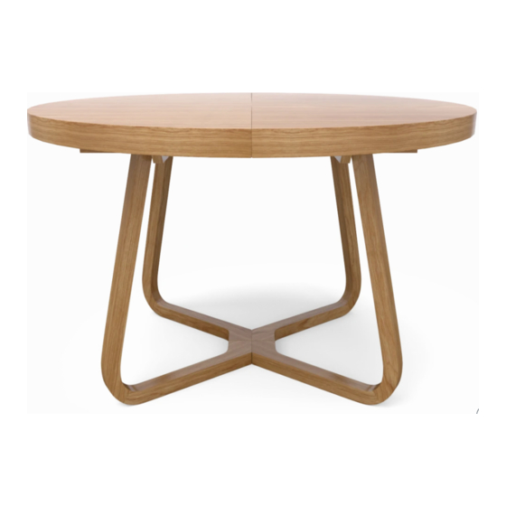 BROSA ROMULUS EXTENDABLE DINING TABLE ASSEMBLY MANUAL Pdf Download