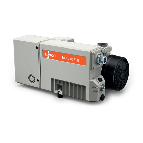 BUSCH R5 RU 0050 B INSTRUCTION MANUAL Pdf Download ManualsLib