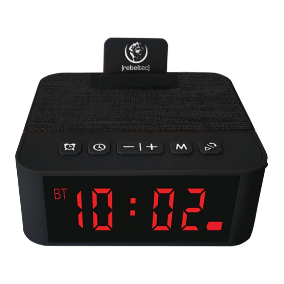 REBELTEC SOUNDCLOCK 120 USER MANUAL Pdf Download | ManualsLib