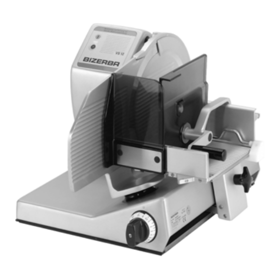 Bizerba VS 12 Series Operating Instructions Manual