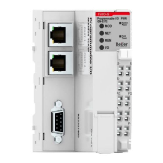 Beijer Electronics GN-9372 Quick Start Manual