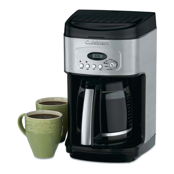 Cuisinart Brew Central DCC-2200RC Instruction Booklet