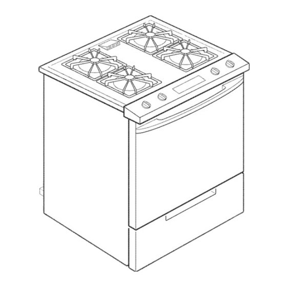 User Manuals: Whirlpool YGW395LEGB4 Gas Range