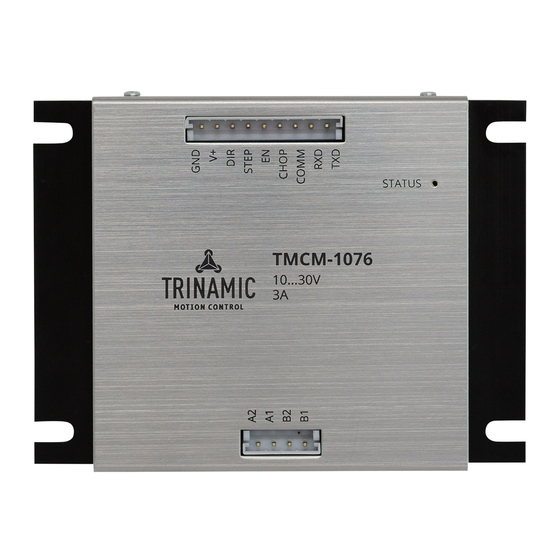 Trinamic TMCM-1076 Stepper Motor Driver Manuals