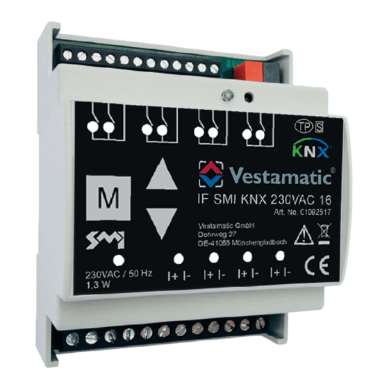 Vestamatic IF SMI KNX 230VAC 16 Manual