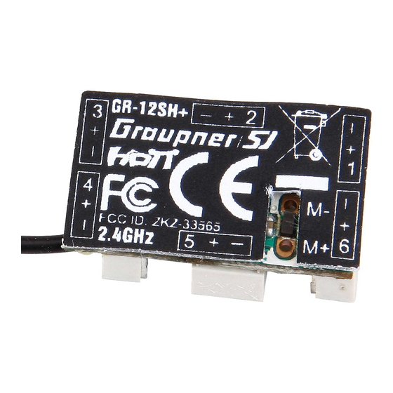 GRAUPNER GR-12SH+ Manual