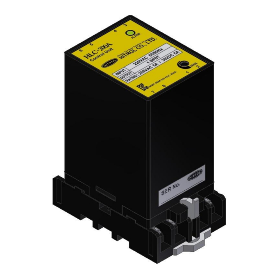 HITROL HLC-200 Series Instruction Manual