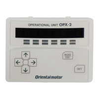 Oriental motor EAS Series Operating Manual