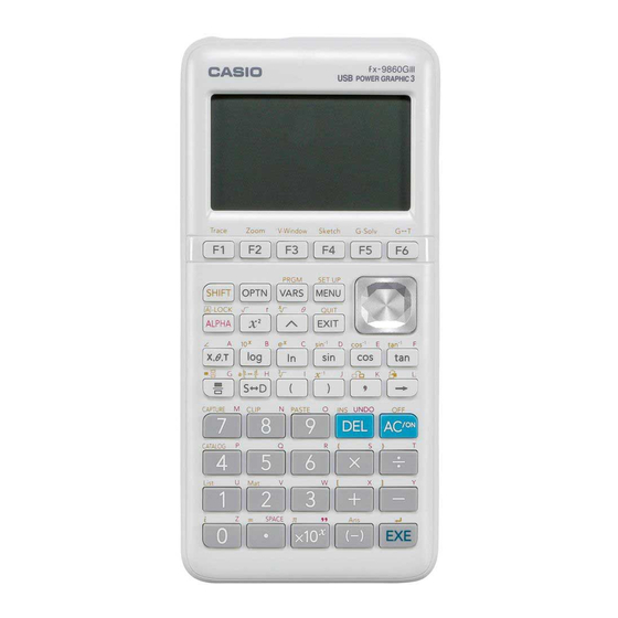 Casio fx-7400GIII Hardware User's Manual
