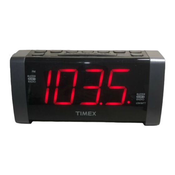 Timex T235y Alarm Clock Manual