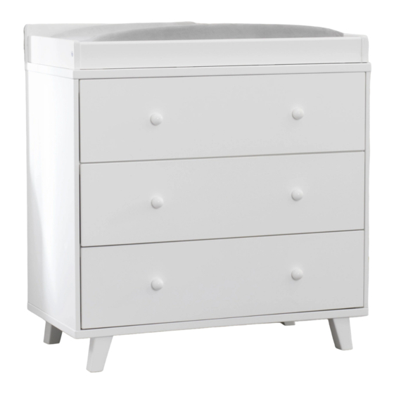 DELTA CHILDREN DRESSER WITH CHANGING TOP ASSEMBLY INSTRUCTIONS MANUAL
