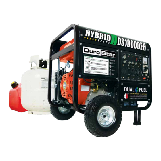 DUROMAX DUROSTAR DUAL FUEL DS10000EH USER MANUAL Pdf Download | ManualsLib