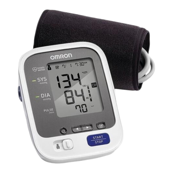 omron blood pressure monitor set date and time