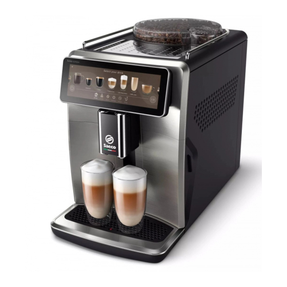 SAECO XELSIS SUPREMA SM8885 USER MANUAL Pdf Download ManualsLib