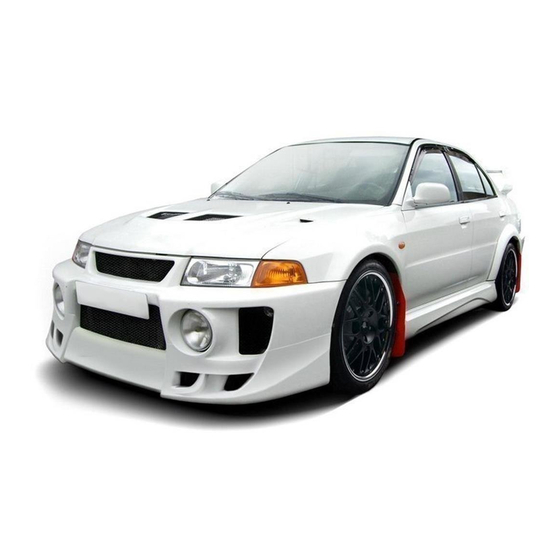 Mitsubishi LANCER EVOLUTION-IV 1998 Workshop Manual