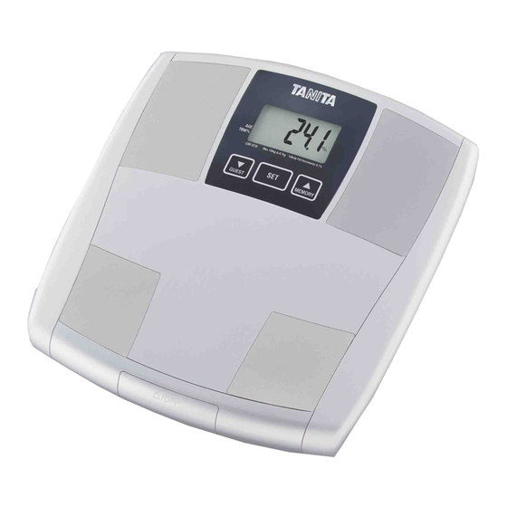 TANITA UM070 INSTRUCTION MANUAL Pdf Download ManualsLib